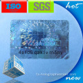 Holographic Cololful 3D Label Security